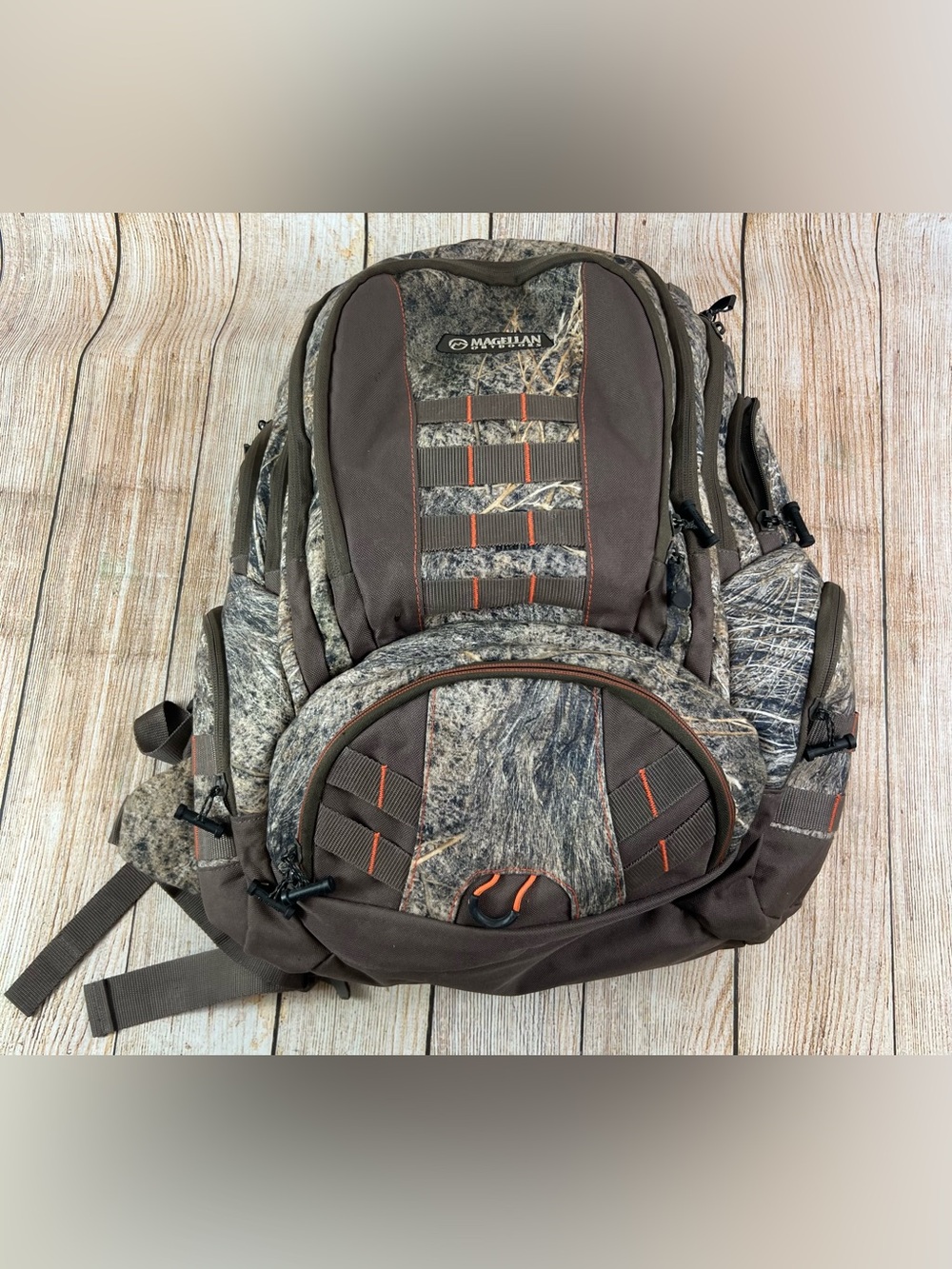 Magellan Outdoors Brush Camo Hunting Backpack H20 Compatible Insulated Pocket